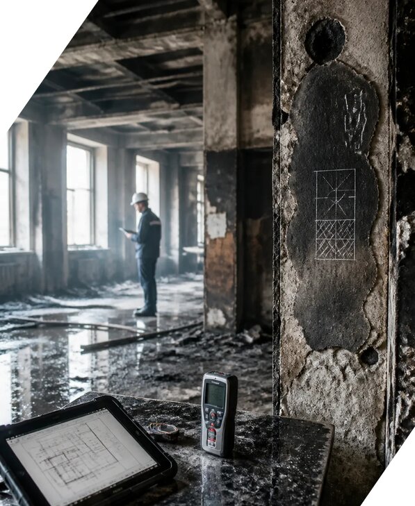 Обследование зданий после пожара в Красноярске от 15240 р. | ЭкспертизаРоссия