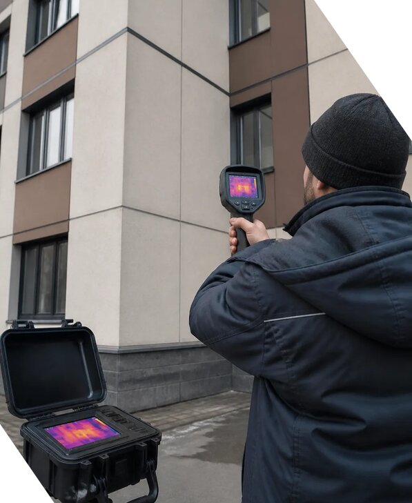 Тепловизионное обследование зданий и сооружений в Красноярске